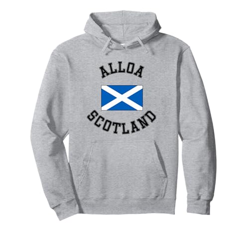 Alloa Schottland-Flagge, geeignet für Kinder, Männer, Frauen Pullover Hoodie von Scottish Pride Scottish Flag Gifts