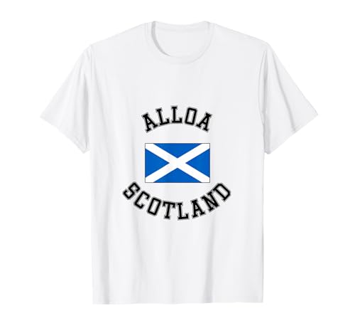 Alloa Schottland-Flagge, geeignet für Kinder, Männer, Frauen T-Shirt Alloa Schottland-Flagge, geeignet für Kinder, Männer, Frauen T-Shirt von Scottish Pride Scottish Flag Gifts