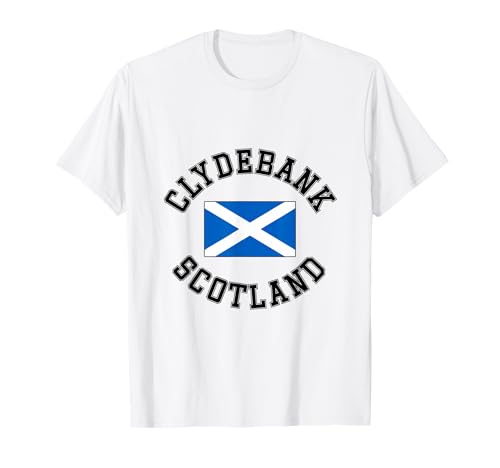 Clydebank Schottland-Flagge, geeignet für Kinder, Männer, Frauen T-Shirt von Scottish Pride Scottish Flag Gifts