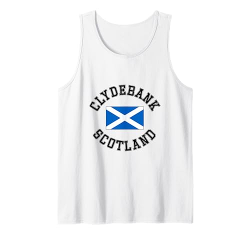 Clydebank Schottland-Flagge, geeignet für Kinder, Männer, Frauen Tank Top von Scottish Pride Scottish Flag Gifts