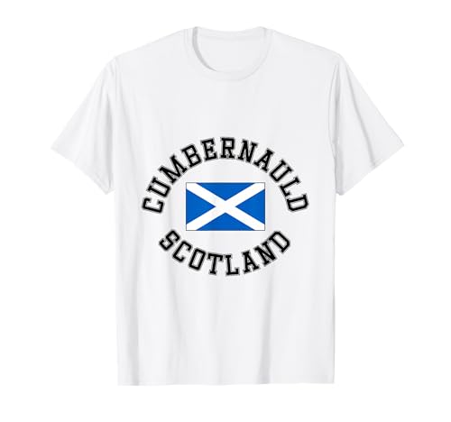 Cumbernauld Schottland-Flagge, geeignet für Kinder, Männer, Frauen T-Shirt von Scottish Pride Scottish Flag Gifts