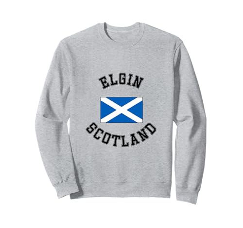 Elgin Schottland-Flagge, geeignet für Kinder, Männer, Frauen Sweatshirt von Scottish Pride Scottish Flag Gifts