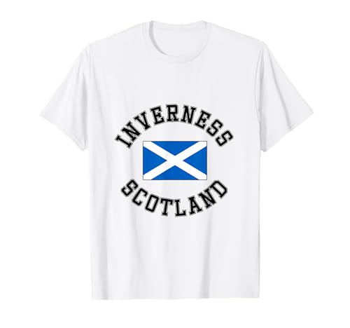 Inverness Schottland-Flagge, geeignet für Kinder, Männer, Frauen T-Shirt von Scottish Pride Scottish Flag Gifts