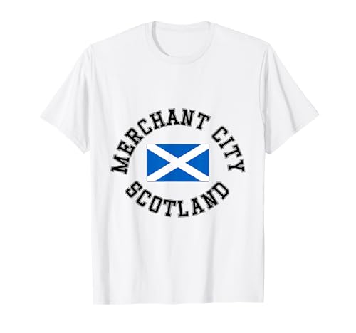 Merchant City Geeignet für Kinder Männer Frauen T-Shirt von Scottish Pride Scottish Flag Gifts