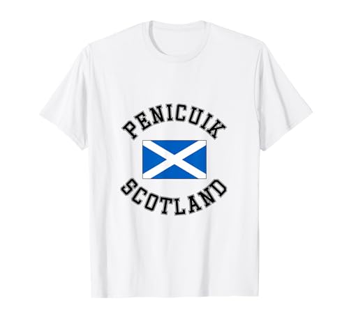 Penicuik Schottland-Flagge, geeignet für Kinder, Männer, Frauen T-Shirt Penicuik Schottland-Flagge, geeignet für Kinder, Männer, Frauen T-Shirt von Scottish Pride Scottish Flag Gifts