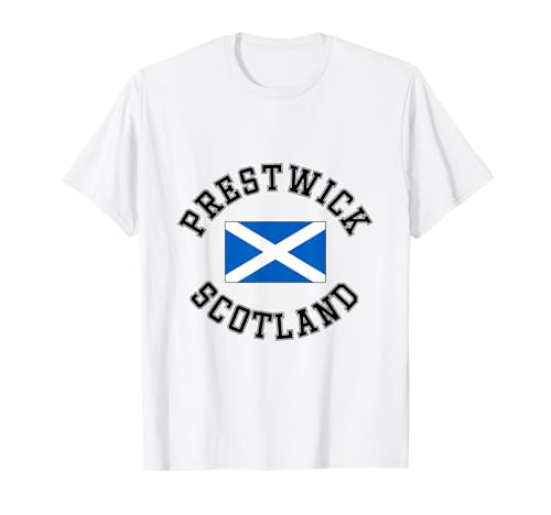 Prestwick Schottland-Flagge, geeignet für Kinder, Männer, Frauen T-Shirt Prestwick Schottland-Flagge, geeignet für Kinder, Männer, Frauen T-Shirt von Scottish Pride Scottish Flag Gifts