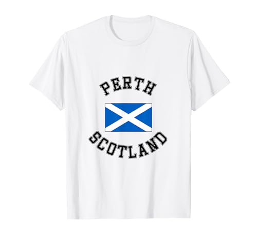 Schottische Flagge von Perth, geeignet für Kinder, Männer, Frauen T-Shirt von Scottish Pride Scottish Flag Gifts