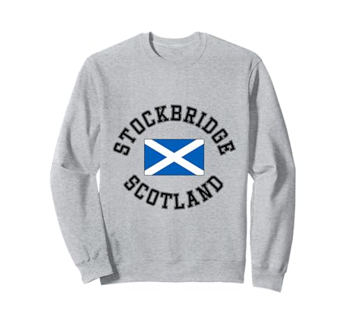 Stockbridge Scotland Geeignet für Kinder Männer Frauen Sweatshirt von Scottish Pride Scottish Flag Gifts