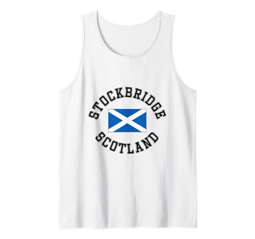 Stockbridge Scotland Geeignet für Kinder Männer Frauen Tank Top Stockbridge Scotland Geeignet für Kinder Männer Frauen Tank Top von Scottish Pride Scottish Flag Gifts