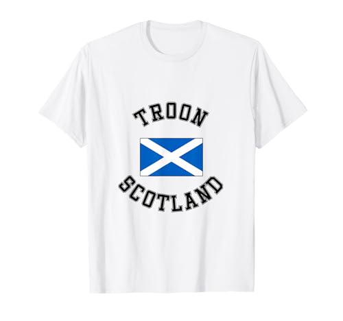 Troon Schottland-Flagge, geeignet für Kinder, Männer, Frauen T-Shirt Troon Schottland-Flagge, geeignet für Kinder, Männer, Frauen T-Shirt von Scottish Pride Scottish Flag Gifts