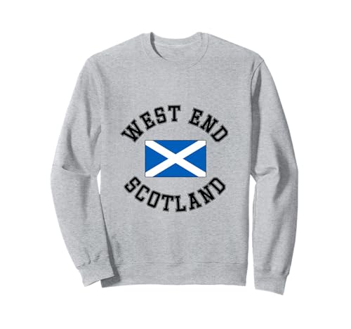 West End Schottland-Flagge, geeignet für Kinder, Männer, Frauen Sweatshirt von Scottish Pride Scottish Flag Gifts