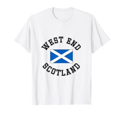 West End Schottland-Flagge, geeignet für Kinder, Männer, Frauen T-Shirt West End Schottland-Flagge, geeignet für Kinder, Männer, Frauen T-Shirt von Scottish Pride Scottish Flag Gifts