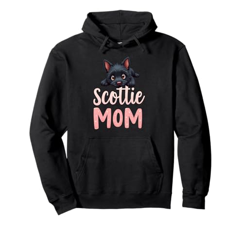 Scottie Mom Dog Scottish Terrier Mama Süßer Welpe Pullover Hoodie Scottie Mom Dog Scottish Terrier Mama Süßer Welpe Pullover Hoodie von Scottish Terrier Fun Designs
