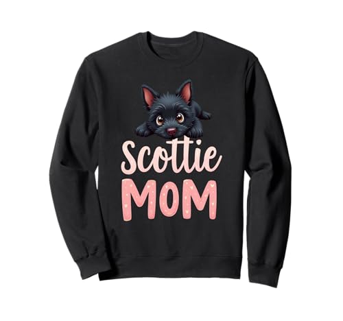 Scottie Mom Dog Scottish Terrier Mama Süßer Welpe Sweatshirt Scottie Mom Dog Scottish Terrier Mama Süßer Welpe Sweatshirt von Scottish Terrier Fun Designs