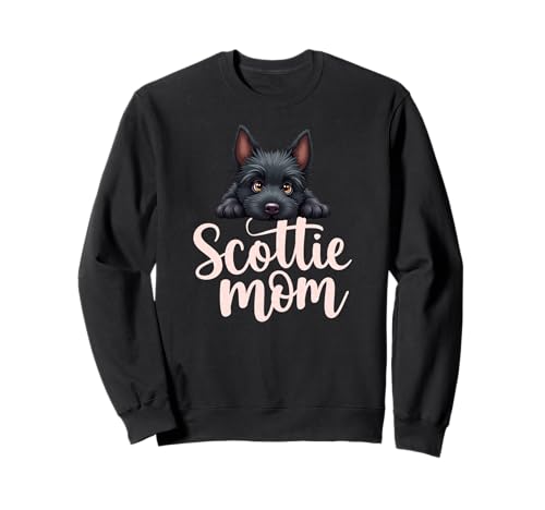 Scottie Mom Dog Scottish Terrier Mama Süßer Welpe Sweatshirt Scottie Mom Dog Scottish Terrier Mama Süßer Welpe Sweatshirt von Scottish Terrier Fun Designs