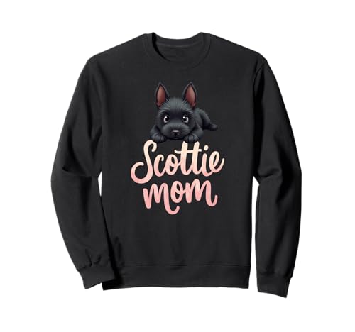Scottie Mom Dog Scottish Terrier Mama Süßer Welpe Sweatshirt Scottie Mom Dog Scottish Terrier Mama Süßer Welpe Sweatshirt von Scottish Terrier Fun Designs