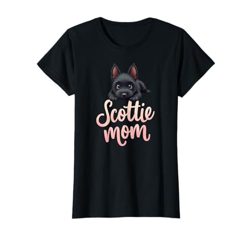 Scottie Mom Dog Scottish Terrier Mama Süßer Welpe T-Shirt Scottie Mom Dog Scottish Terrier Mama Süßer Welpe T-Shirt von Scottish Terrier Fun Designs
