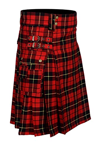 Kilts für Herren, Schottenkaro, ca. 8 m, 368 g, erhältlich in verschiedenen schottischen Tartans - - Bauchnabelmessungen 34 Kilts für Herren, Schottenkaro, ca. 8 m, 368 g, erhältlich in verschiedenen schottischen Tartans - - Bauchnabelmessungen 34 von Scottish kilt