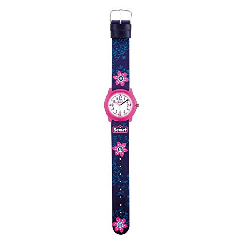 SCOUT Mädchen Analog Quarz Uhr mit PU Armband 280305028 von Scout