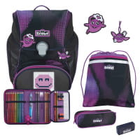 Scout Alpha Schulranzen-Set 4tlg Pink Pixel von Scout