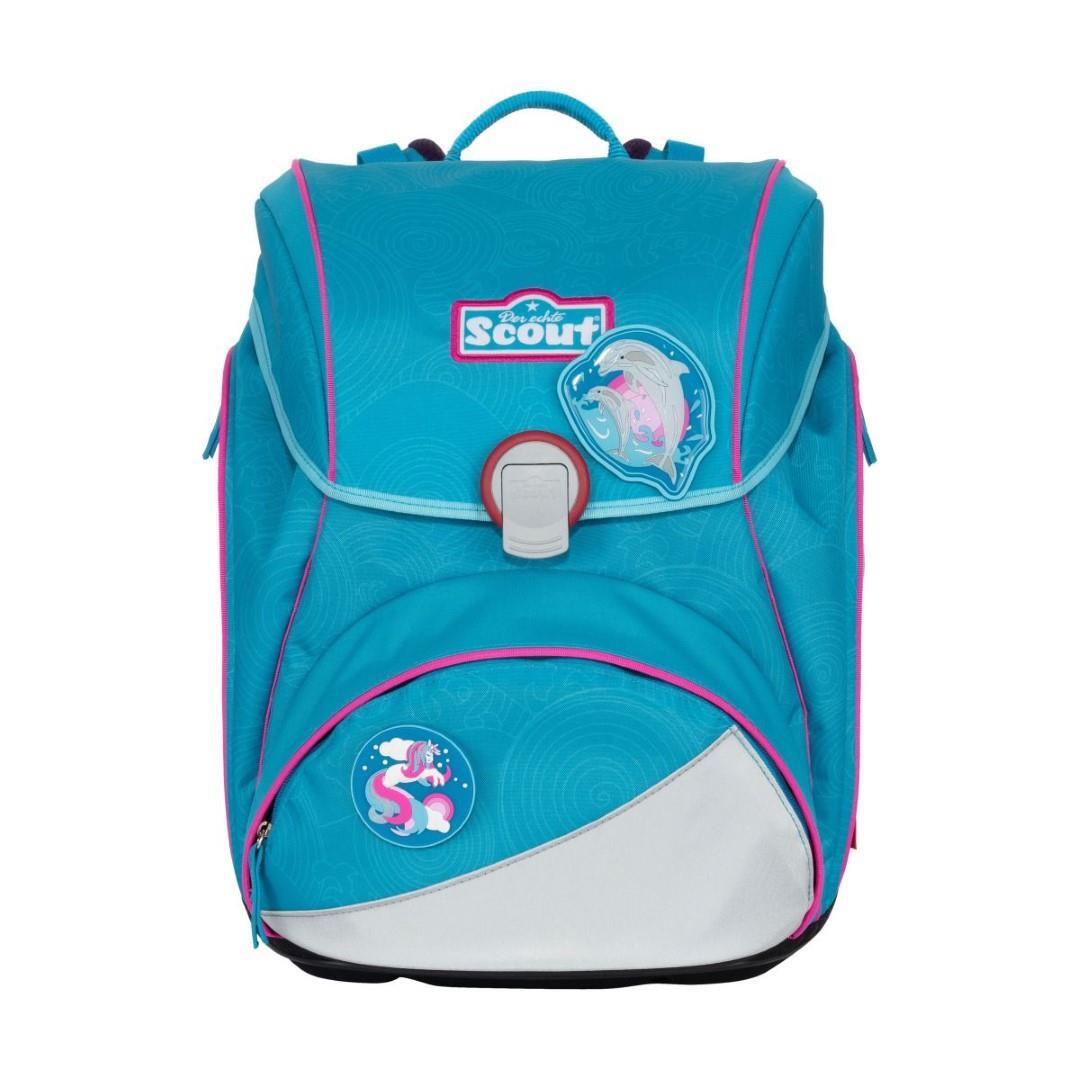 Scout - BASIC Ranzenset Mehrteilig Alpha Set 4-Teilig Dolphins Sortiert von Scout
