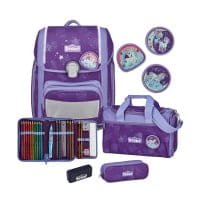 Scout Genius Schulranzen-Set 4tlg ST Lila Luna von Scout