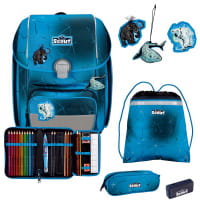 Scout Genius Schulranzen-Set 4tlg Polar Blue von Scout