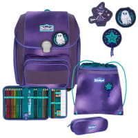 Scout Genius Schulranzen-Set 4tlg Purple Magic von Scout