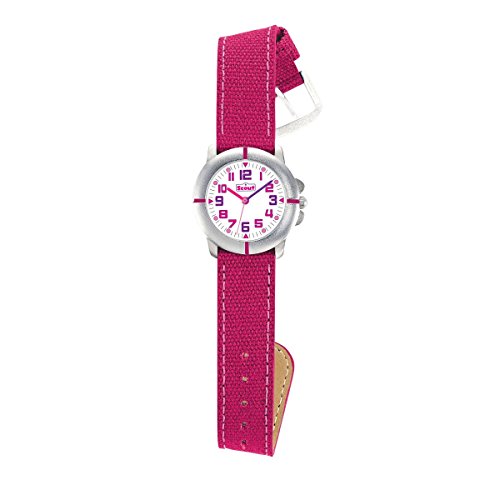 Scout Mädchen-Armbanduhr Analog Quarz Silikon 280390021 von Scout