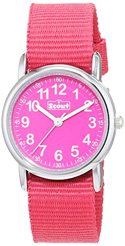 Scout Mädchen-Armbanduhr Analog Quarz Textil 280304001 von Scout