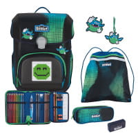 Scout Neo Schulranzen-Set 4tlg Blue Pixel von Scout