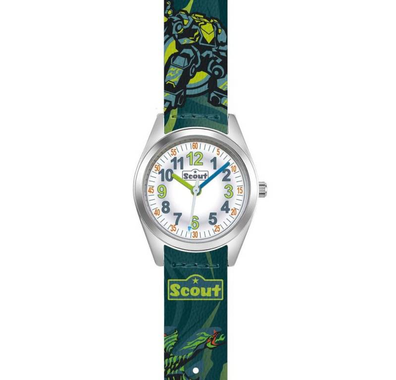 Scout Quarzuhr Jungen Quarzuhr Action aus Metall und Kunstleder von Scout von Scout
