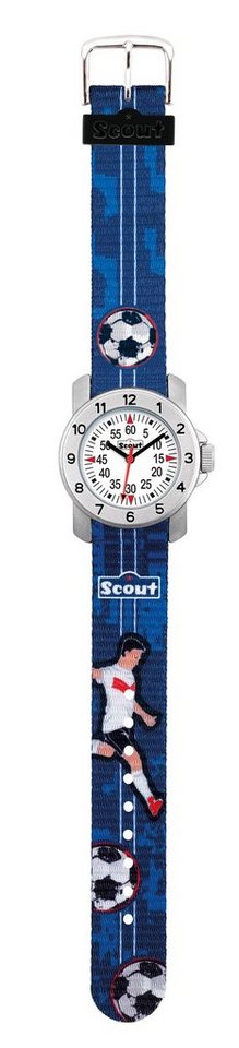 Scout Quarzuhr Kinder Armbanduhr Action Boys Fußball 280376004 von Scout