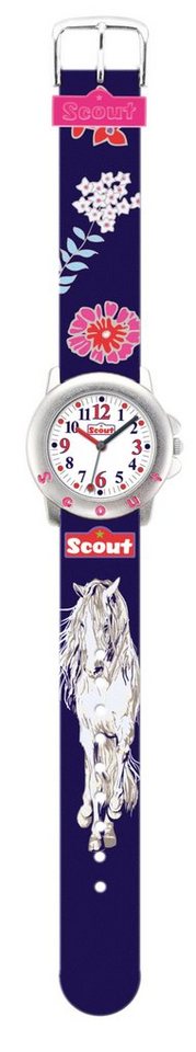 Scout Quarzuhr Kinder Armbanduhr Star Kids Pferd 280393006 von Scout