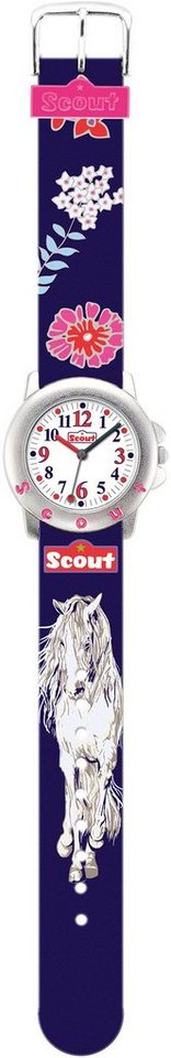 Scout Quarzuhr Star Kids, 280393006, Pferdeuhr, mit Pferdemotiv, ideal auch als Geschenk von Scout