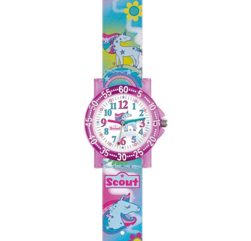 Scout Quarzuhr Unicorn Mädchenuhr aus Kunststoff und Textil von Scout von Scout