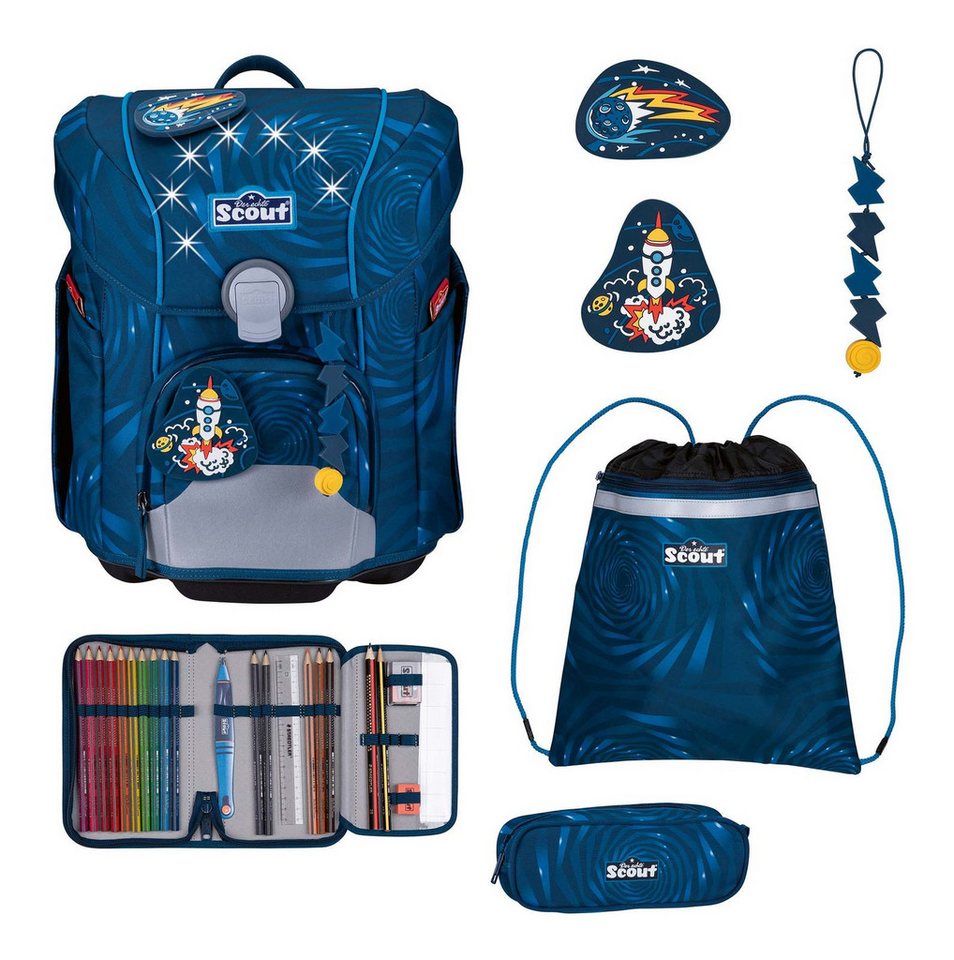 Scout Schulranzen 4-teilig (Set, 5-tlg) von Scout