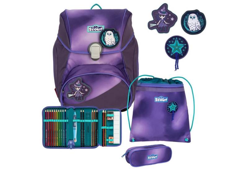 Scout Schulranzen Alpha (4-tlg), Polyester von Scout