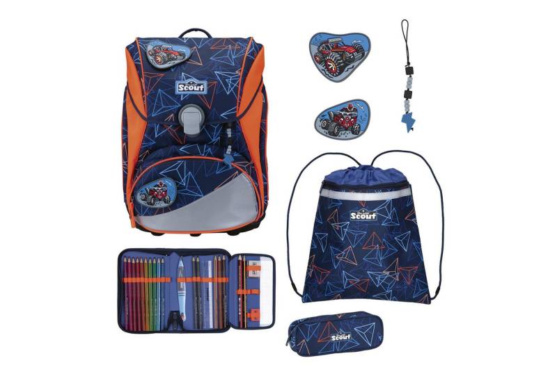 Scout Schulranzen Alpha Movie Star (5-tlg), PET von Scout
