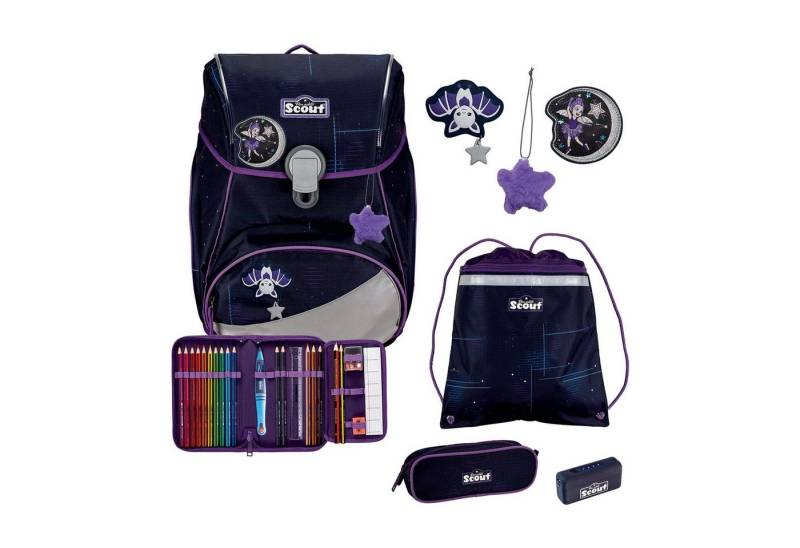 Scout Schulranzen Alpha Safety Light (5-tlg), Polyester von Scout