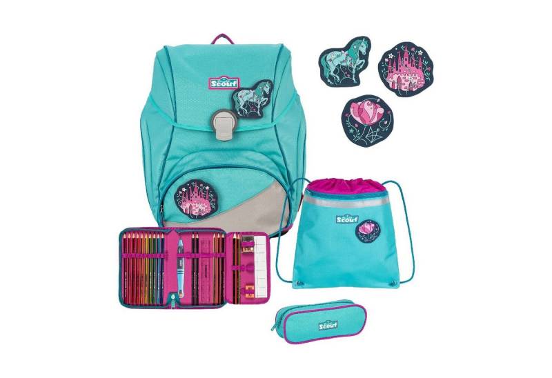 Scout Schulranzen Alpha Schulranzen-Set 4-tlg. Dreamworld 2023 von Scout