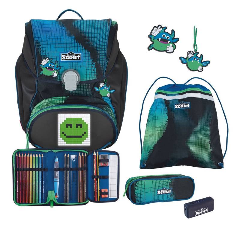 Scout Schulranzen Alpha Set 4-teilig (Set, 4-tlg) von Scout