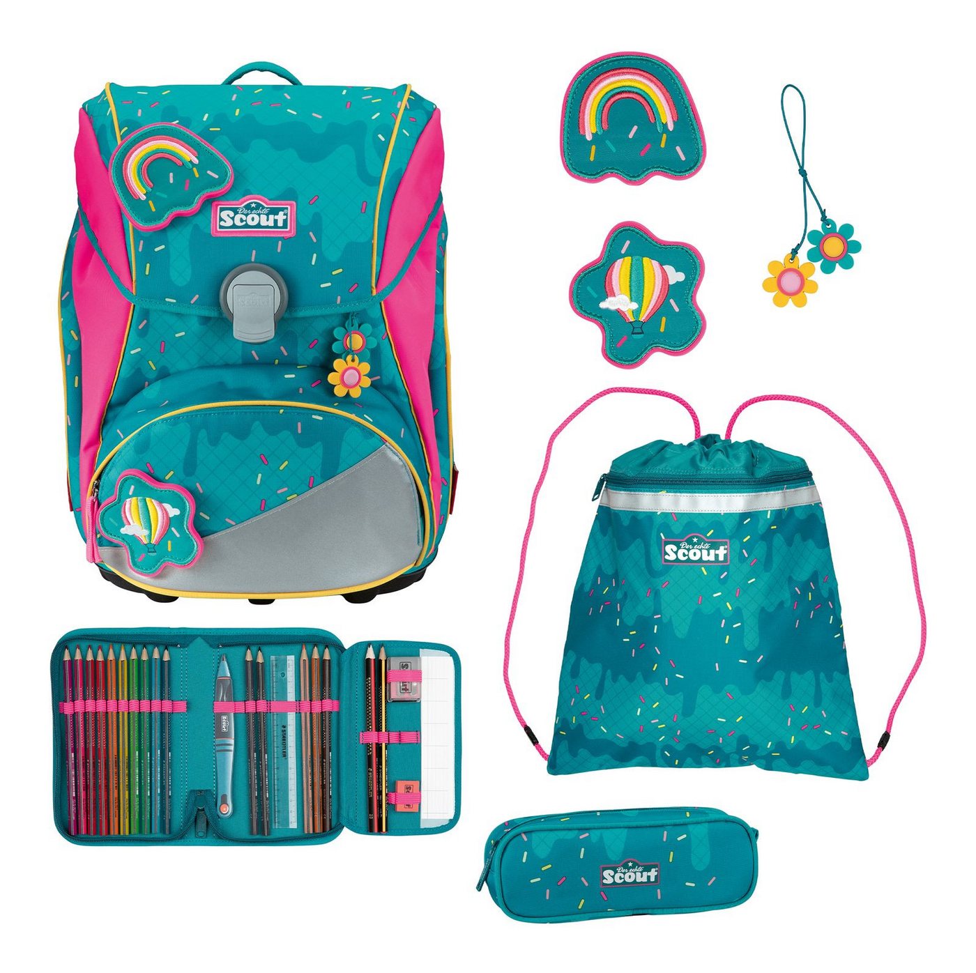 Scout Schulranzen Alpha Set 4-teilig (Set, 4-tlg) von Scout