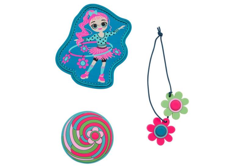 Scout Schulranzen Funny Snaps Move - Anhänger 3er Set (Little Flowers) von Scout