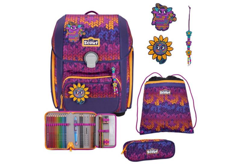 Scout Schulranzen Genius Exklusiv Superflash - Schulranzen Set 4tlg. (Fantasy) von Scout