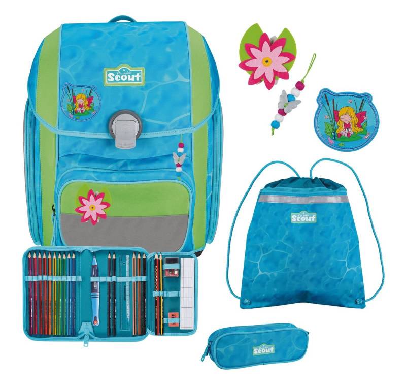 Scout Schulranzen Genius Set 4-teilig (Set, 4-tlg) von Scout