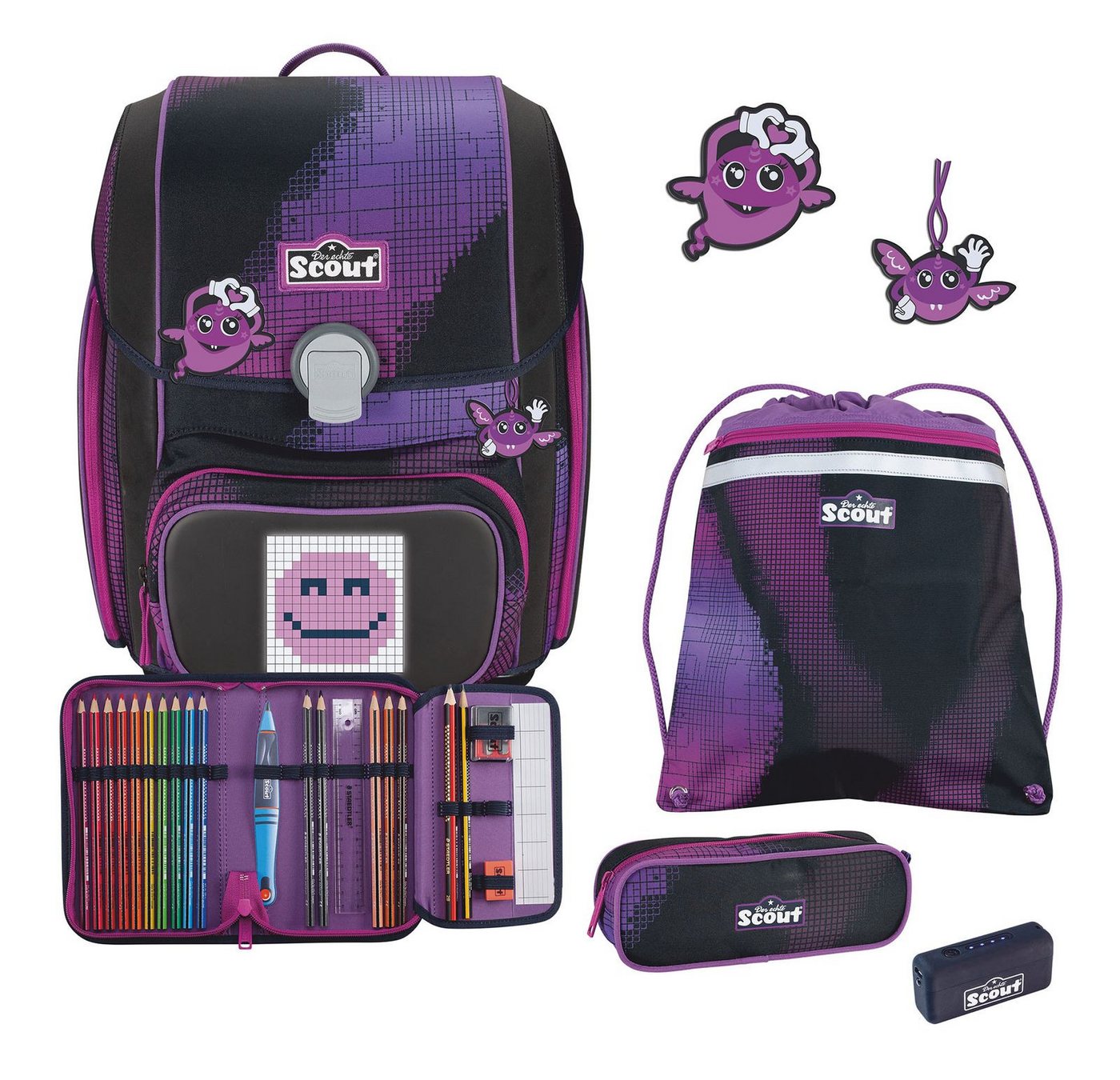 Scout Schulranzen Genius Set 5-teilig (Set, 4-tlg) von Scout