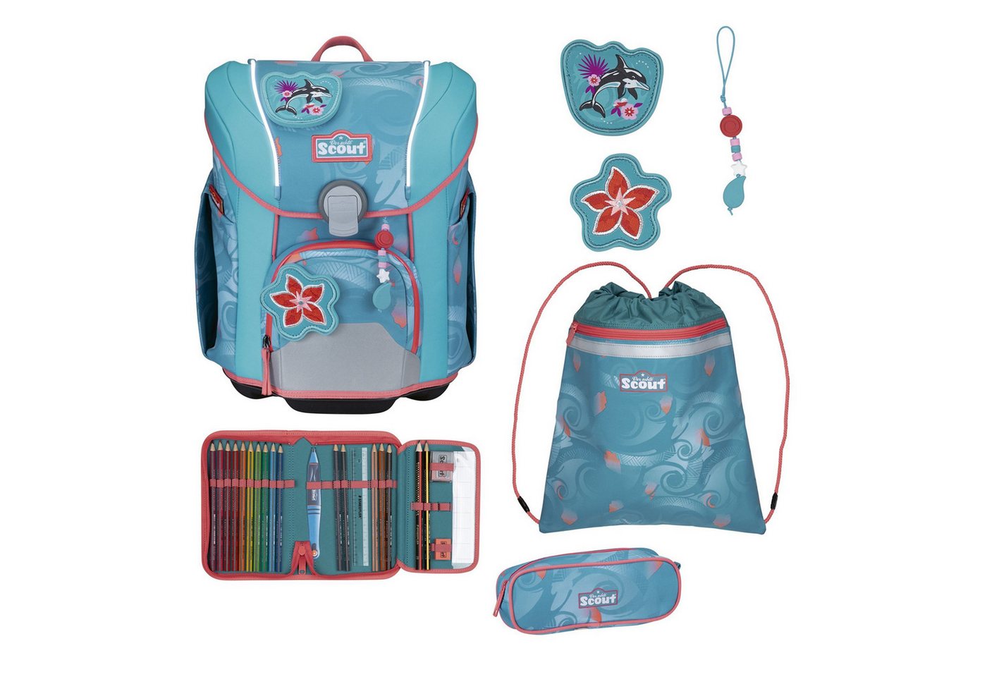 Scout Schulranzen Micro (7-tlg), PET von Scout