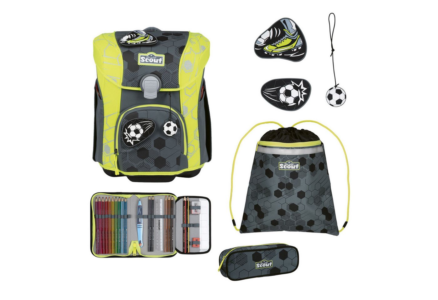 Scout Schulranzen Micro (7-tlg), PET von Scout