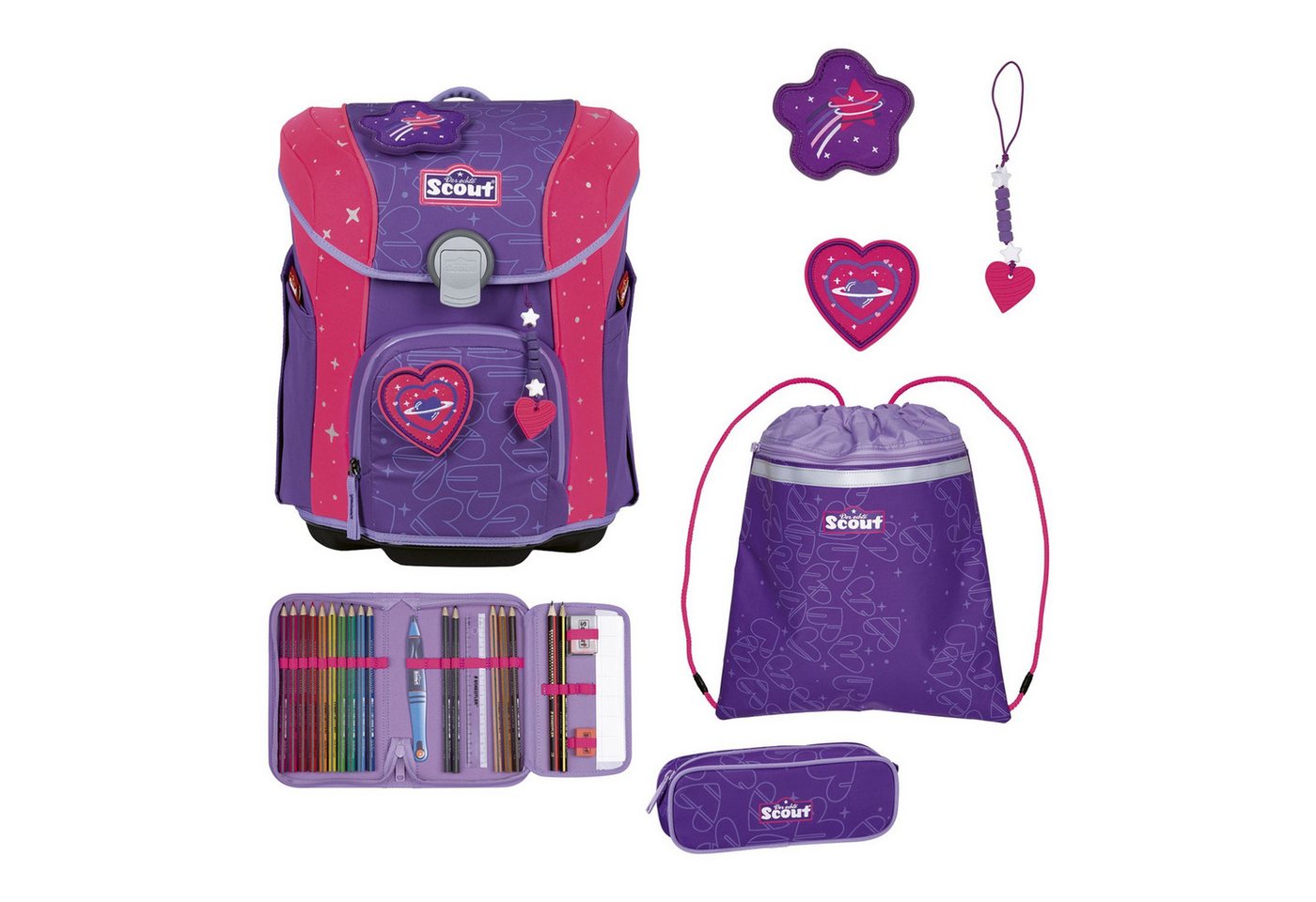 Scout Schulranzen Micro (7-tlg), PET von Scout